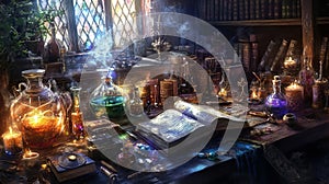 Chaotic Magical Workspace photo