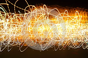 Chaotic motion of lights