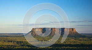 Chapada das Mesas, a mountain formation in Brazil photo