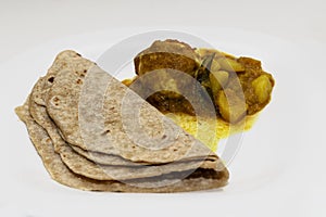 Chapati With Egg Curry