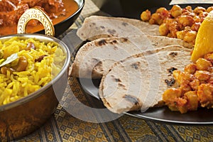 Chapatis with Channa Dhal