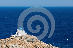 The chapel of 7 Martyrs, Sifnos, Greece
