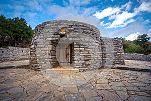 The chapel of Aghios Yakinthos the orthodox Valentine god of love, on the mountain of Psiloritis, Crete.