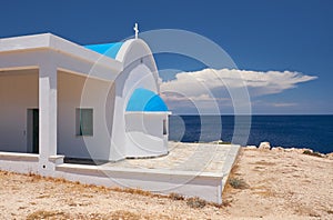 Chapel of Agioi Anargyroi on Cape Greko. Cyprus