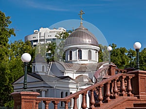 Chapel at the Alexander-Nevsky cathedral in Simferopol