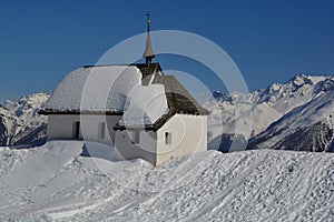 Chapel in the Alps