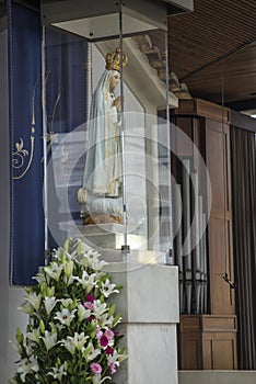 Chapel of the apparitions of Mary in the Sanctuary of Fatima