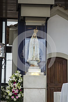 Chapel of the apparitions of Mary in the Sanctuary of Fatima