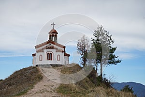 Chapel "Ascension" between the village of Borovo and Krastova gora.  Rodopa mountain