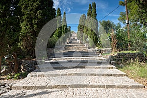 Chapel Calvary in Pollenca photo