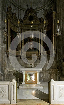 The Chapel of the Crown of Thorns. Church of the Holy Sepulchre. Jerusalem