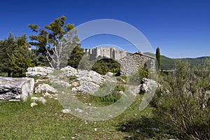 |Chapel De Notre Dame and the Chateaux De Bargeme, Bargeme, The Var, France