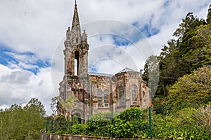 The chapel Ermida Nossa Senhora das Vitorias at Furnas, Sao Miguel, Azores