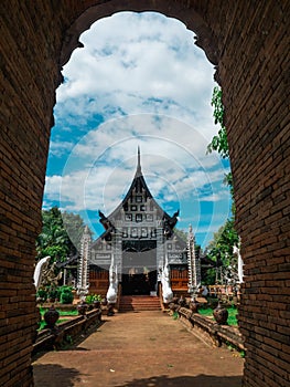 Chapel in the frame of entrance gate