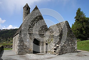 Chapel at Glendalough photo