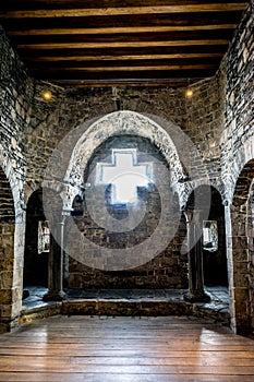 A chapel in the Gravensteen castle in Ghent, Belgium