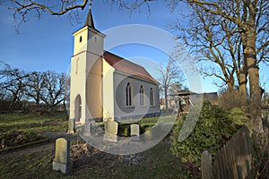 Chapel in Jager near Greifswald, Mecklenburg-Vorpommern, Germany