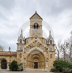 The Chapel of Jak in Vajdahunyad Castle. Budapest, Hungary.