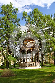 The chapel in the Joseph-Volokolamsk Monastery. Russia