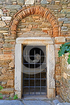 Chapel of Kaisariani byzantine medieval monastery, Athens Greece photo