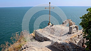 Chapel on Kaliakra cape in Bulgaria