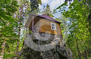 Chapel in Konevsky Monastery on Konevets Island on Lake Ladoga - Russia