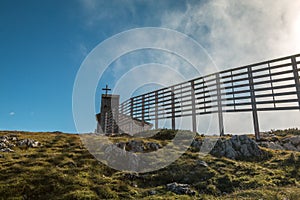 Chapel Krippenstein in Austria