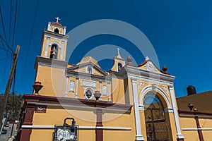 Chapel of the Magical Town of Metepec, State of Mexico next to the Cerro del Calvario