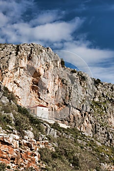 Chapel in the Mavra Ori mountain