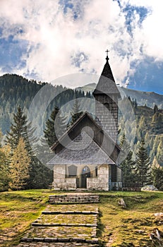 Chapel in Nassfeld mountain mountains Austria photo