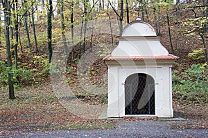 Chapel near Marianka monastery - pilgrimage site in Slovakia