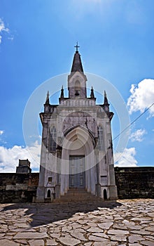 Chapel in neo gothic style, Serro, Minas Gerais, Brazil photo