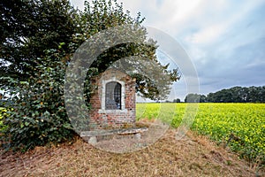 Chapel next to an tree