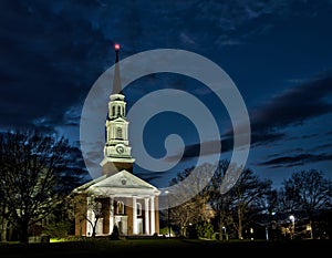 Chapel at night