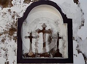 Chapel Of Nossa Senhora Do Pe Da Crus In Faro Portugal photo