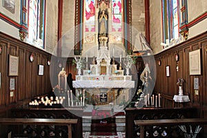 chapel (notre-dame-de-bonne-espérance) in les sables-d\'olonne in vendée (france)