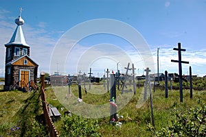 Chapel at old village cemetery