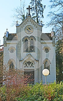 The chapel in park