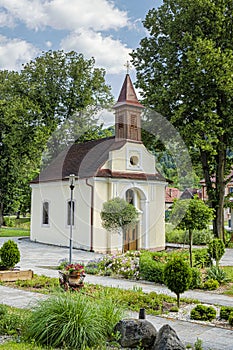 Kaplnka v parku, Ľubietova, Slovensko
