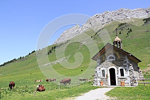 Chapel of the pass of Aravis