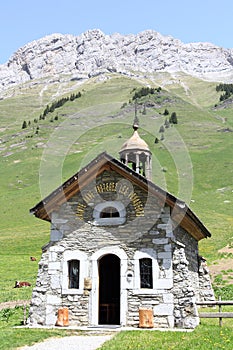 Chapel of the pass of Aravis