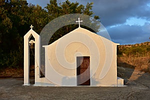 Chapel in Platania village, island Crete