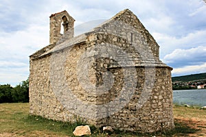 Chapel in Posedarje, on the Novigrad sea in Croatia