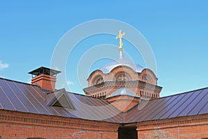 Chapel of Regal passion bearers. Sviazhsk Island, Tatarstan, Russia