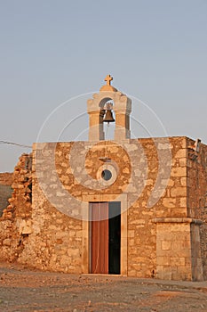 Chapel in Rethymno fortress in Crete