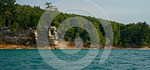 Chapel Rock at Pictured Rocks National Lakeshore photo