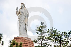 Chapel on the Rock Stone Chruch -Statue of Jesus