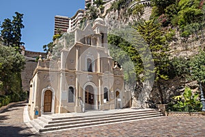 The chapel of Saint Devote, patron saint of Monaco