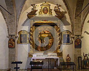 Chapel Saint Joseph in the Collegiate Chuch of Saint Paul de Vence, Provence, France