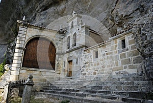 Chapel of San Tirso and San BernabÃ¯Â¿Â½ in Ojo GuareÃ¯Â¿Â½a, Merindades, photo